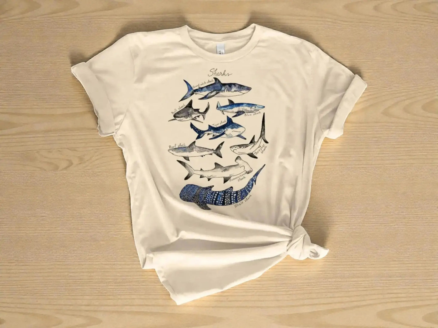 Whale Graphic Tee | Ocean Animal Illustration, Soft Fabric Shirt JuChachaShop