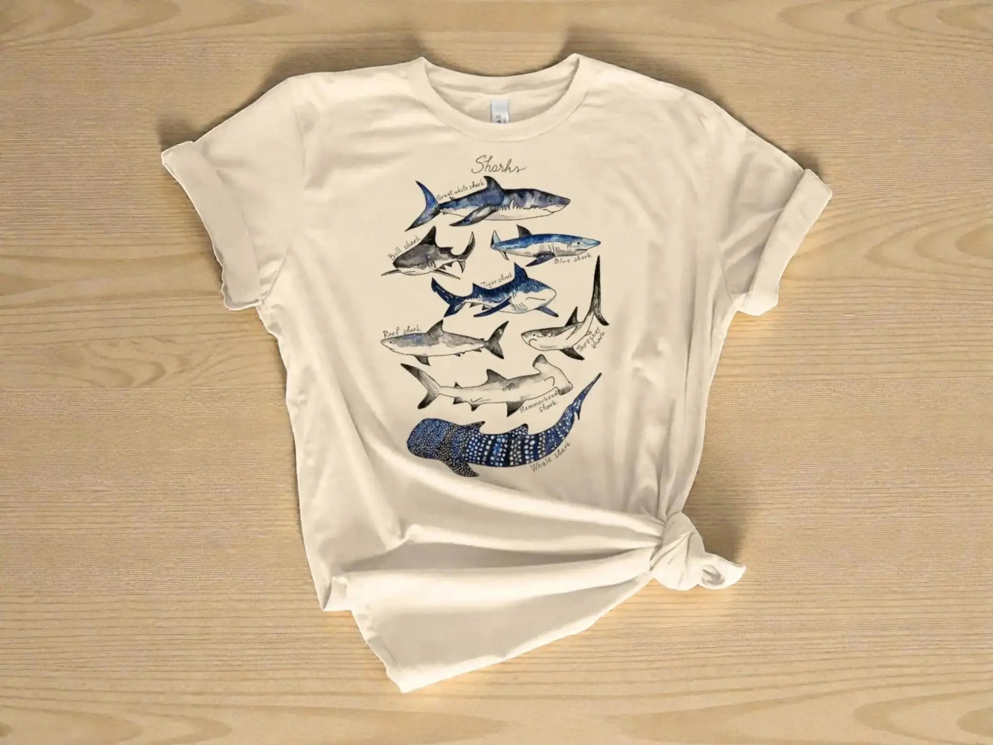 Whale Graphic Tee | Ocean Animal Illustration, Soft Fabric Shirt JuChachaShop
