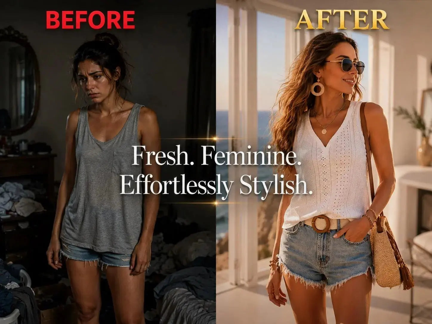White Eyelet Sleeveless V-Neck Boho Tank Blouse – Lightweight Vacation Shirt JuChachaShop