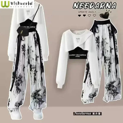 Wide Leg Pants Set – Women's 3 Piece Casual Outfit JuChachaShop