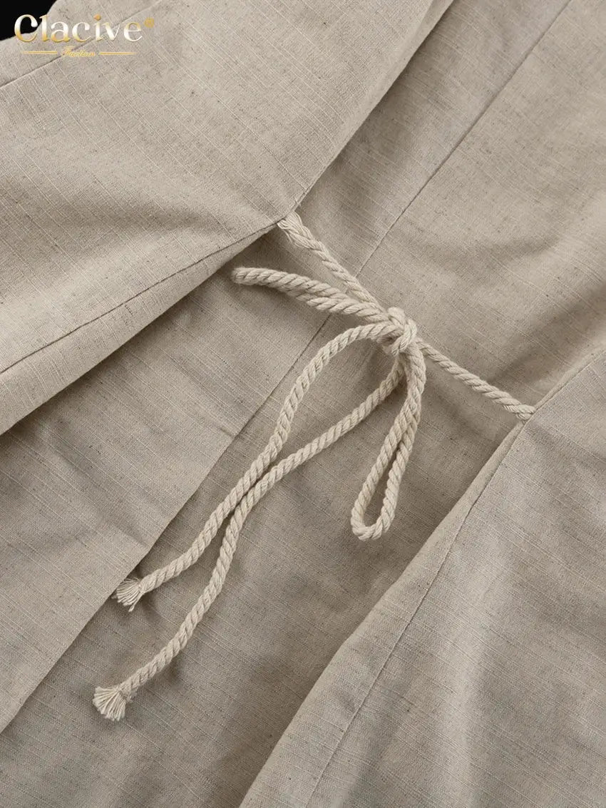 Women Linen Shorts Set – Sleeveless Tank Top & High Waist Shorts JuChachaShop