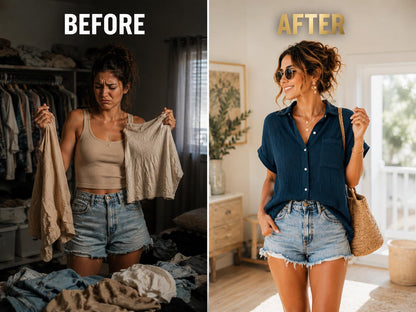 Women’s Casual Summer Blouse Breathable Gauze Button-Down Shirt, Batwing Sleeve, Relaxed Fit Lightweight Top