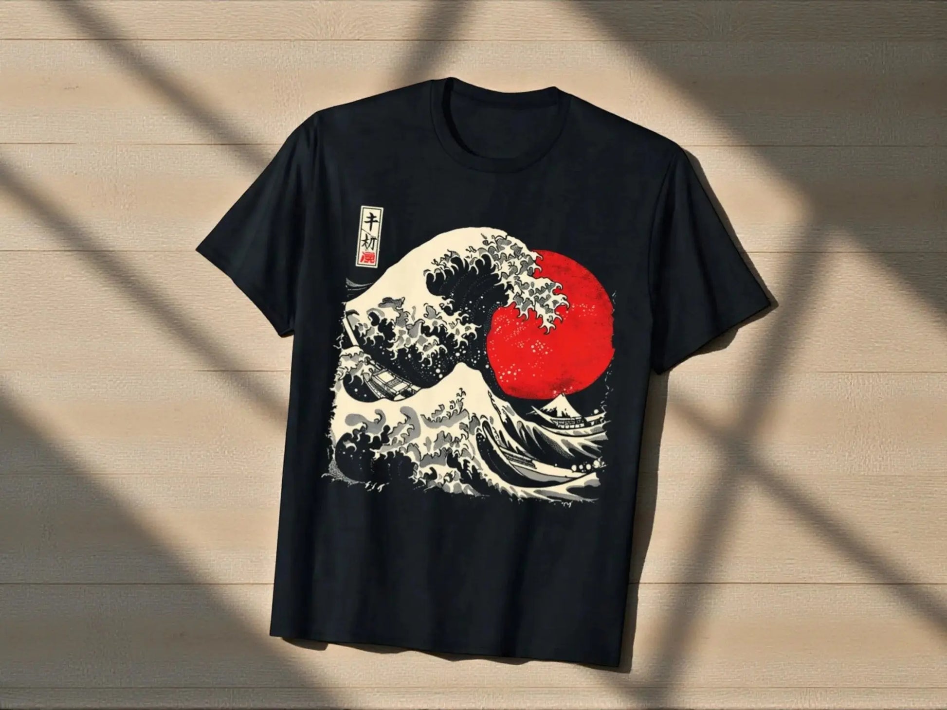 Women's Ocean Graphic Tee | Soft Cotton Wave T-Shirt, Coastal Style JuChachaShop